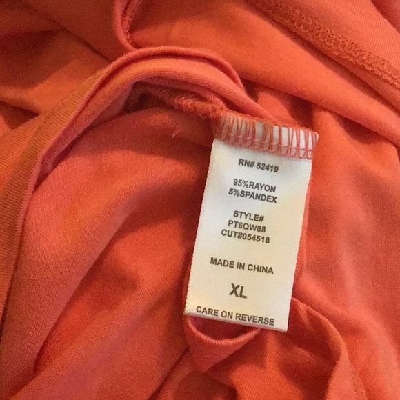 Pink Lotus Coral cut-out back top M/L - Picture 7 of 7